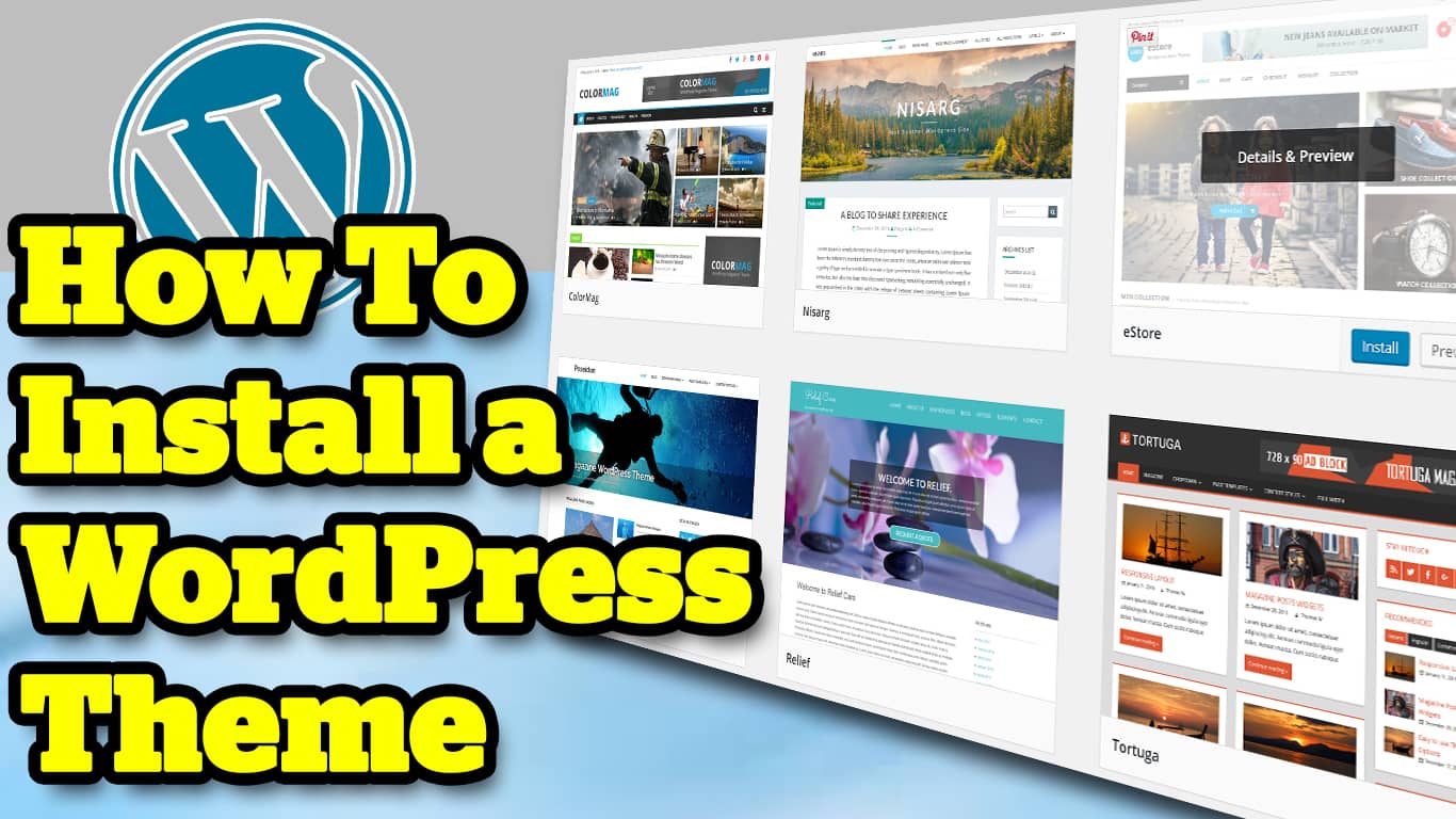 Read more about the article How To Install a WordPress Theme